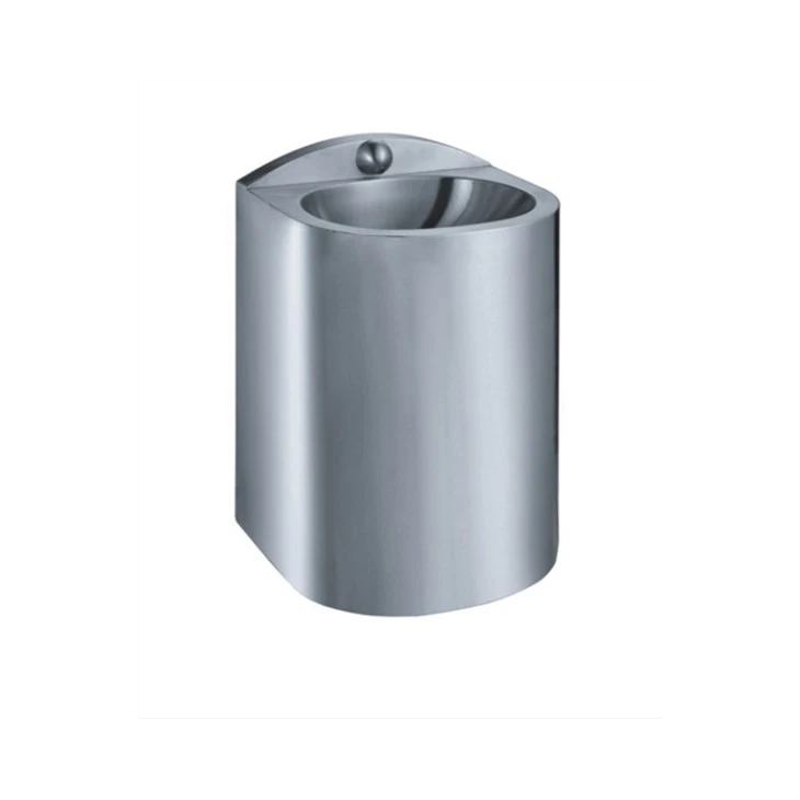Lavabo de mano libre de pie de acero inoxidable